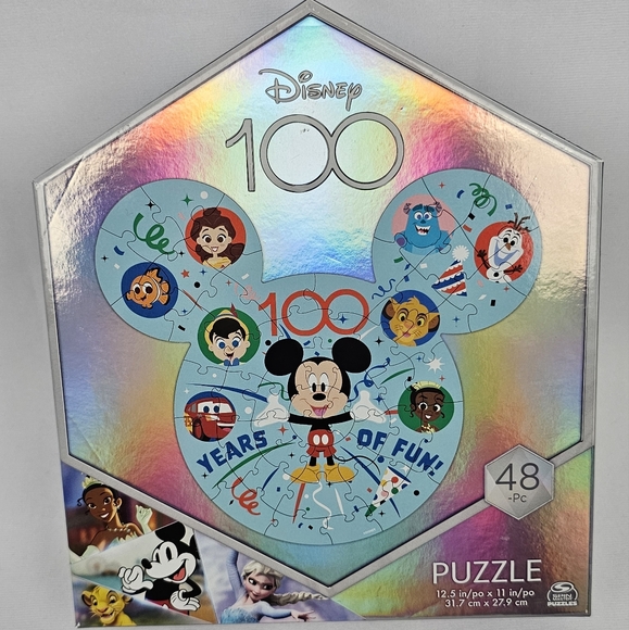 Spin Master | Toys | Disney 0 48 Piece 100 Years Of Fun Puzzle New ...